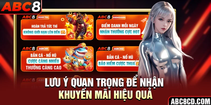 Lưu ý quan trọng để nhận khuyến mãi hiệu quả